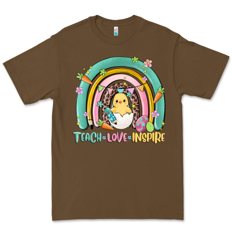 Teach Love Inspire Rainbow Premium Tee by MaliasSmallBusiness | Teevron