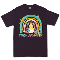 Plum teach love inspire rainbow Premium Tee - MaliasSmallBusiness