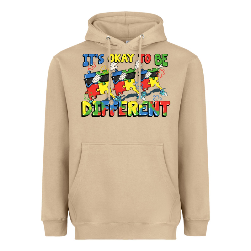 It's Okay To Be Different Autism Heavyweight Hoodie by FaDigitalArtStudio | Teevron