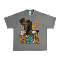 Tornado Western Usa Eagle 4th of July Urban Heavy Tee - LillyAllenDesigns