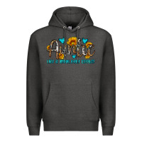 Charcoal Heather auntie like a mom only cooler Premium Hoodie - OliviaCreatesArt