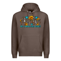 Coffee auntie like a mom only cooler Premium Hoodie - OliviaCreatesArt