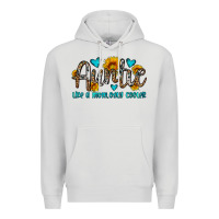 Auntie Like A Mom Only Cooler Premium Hoodie | Teevron
