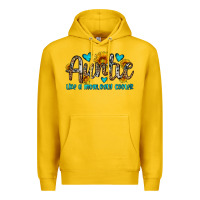 Lemon auntie like a mom only cooler Premium Hoodie - OliviaCreatesArt