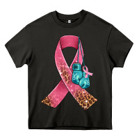 Asphalt cancer ribbon and boxing gloves Heavy Core Tee - AdoDesignShop