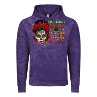 Cloud Purple the most chingona thing you can be is yourself sug Vintage Hoodie - LillyAllenDesigns