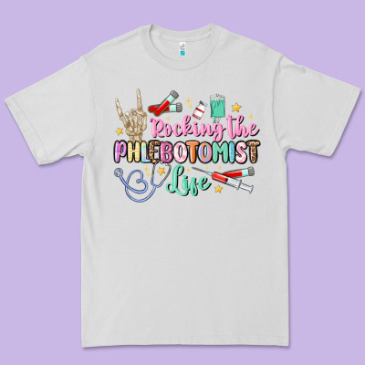 Rocking The Phlebotomist Life Premium Tee Designed By Maliassmallbusiness