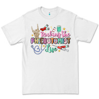 White rocking the phlebotomist life Premium Tee - MaliasSmallBusiness
