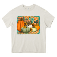 Cream It's Fall y'all pumpkins halloween and sunflowers Heavy Core Tee - Jasminsmagicworld