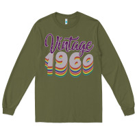 Army Green Vintage 1960 Long Sleeve Tee - Bettercallsaul
