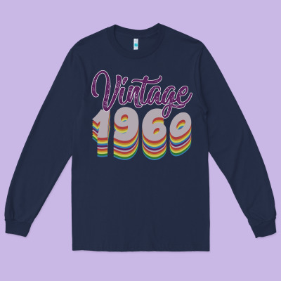 Vintage 1960 Long Sleeve Tee Designed By Bettercallsaul