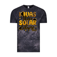 Cloud Black i was there solar eclipse 2024 Vintage Tee - LillyAllenDesigns