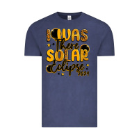Vintage Denim i was there solar eclipse 2024 Vintage Tee - LillyAllenDesigns