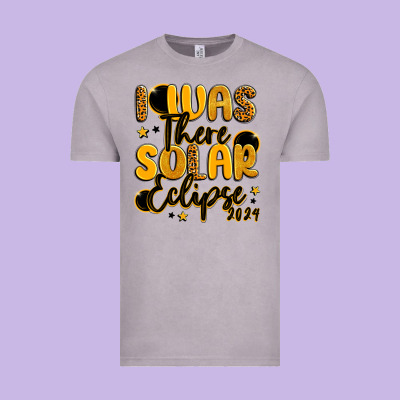 I Was There Solar Eclipse 2024 Vintage Tee Designed By Lillyallendesigns