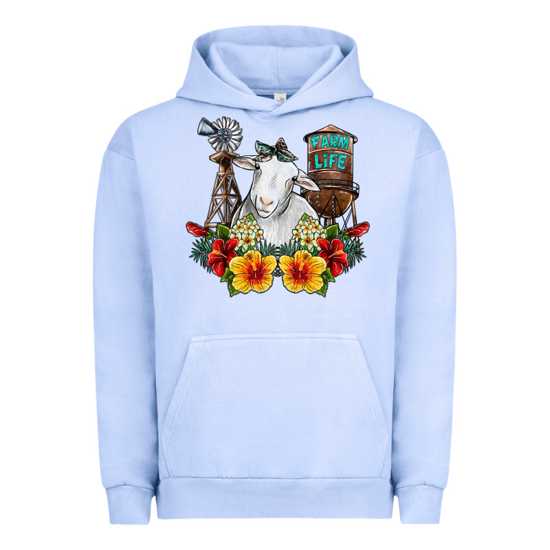 Farm Life Sheep Urban Hoodie by SublimationCraftShop | Teevron