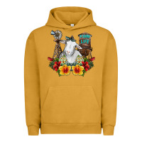 Pigment Peanut Butter farm life sheep Urban Hoodie - SublimationCraftShop