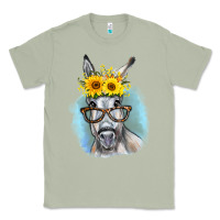 Matcha Sunflower Glasses Donkey Classic Tee - RanaPortraitStore