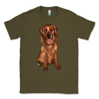 Army Green labrador Classic Tee - JahusDesignShop