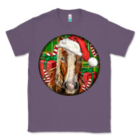 Lavender Belgian Horse  Christmas Classic Tee - LillyAllenDesigns