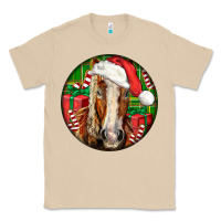 Mushroom Belgian Horse  Christmas Classic Tee - LillyAllenDesigns