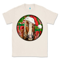 Natural Belgian Horse  Christmas Classic Tee - LillyAllenDesigns