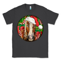 Smoke Belgian Horse  Christmas Classic Tee - LillyAllenDesigns