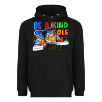 Black Be a kind sole Autism Awareness Heavyweight Hoodie - FaDigitalArtStudio