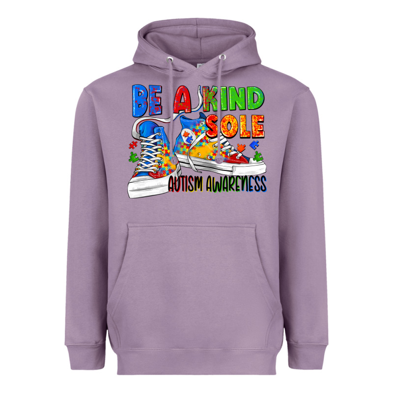 Be A Kind Sole Autism Awareness Heavyweight Hoodie by FaDigitalArtStudio | Teevron