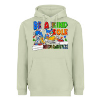 Matcha Be a kind sole Autism Awareness Heavyweight Hoodie - FaDigitalArtStudio