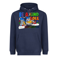 Navy Be a kind sole Autism Awareness Heavyweight Hoodie - FaDigitalArtStudio