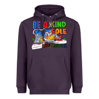 Plum Be a kind sole Autism Awareness Heavyweight Hoodie - FaDigitalArtStudio