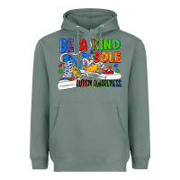 Sage Be a kind sole Autism Awareness Heavyweight Hoodie - FaDigitalArtStudio
