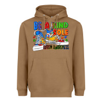 Toasted Coconut Be a kind sole Autism Awareness Heavyweight Hoodie - FaDigitalArtStudio