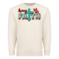 Sandshell Have Faith Premium Sweatshirt - BundleAndBundleShop