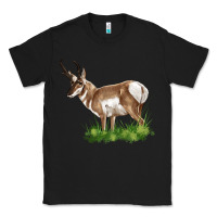 Black pronghorn Classic Tee - LillyAllenDesigns