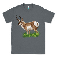 Charcoal Heather pronghorn Classic Tee - LillyAllenDesigns