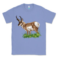 Colony Blue pronghorn Classic Tee - LillyAllenDesigns