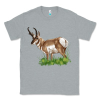 Heather Grey pronghorn Classic Tee - LillyAllenDesigns