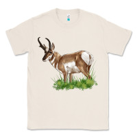 Natural pronghorn Classic Tee - LillyAllenDesigns