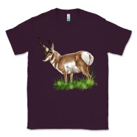 Plum pronghorn Classic Tee - LillyAllenDesigns