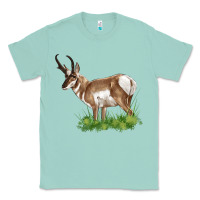 Seafoam pronghorn Classic Tee - LillyAllenDesigns