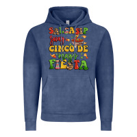 Vintage Denim salsasip sway cinco de mayo fiesta Vintage Hoodie - LillyAllenDesigns