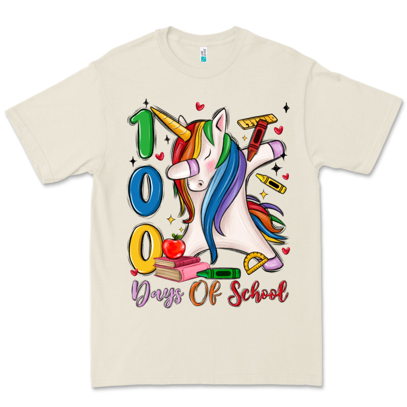 100 Days Of School Premium Tee by MaliasSmallBusiness | Teevron