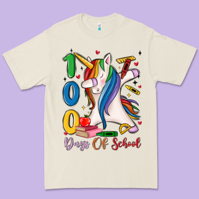 100 Days Of School Premium Tee Designed By Maliassmallbusiness