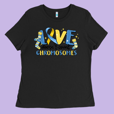 Love Dose Count Chromosomes Ladies Tee Designed By Maliassmallbusiness