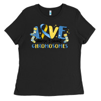 Black love dose count chromosomes Ladies Tee - MaliasSmallBusiness