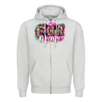 Dove Grey Fur mama mother's day Zipper Hoodie - HowdyJamesFarm
