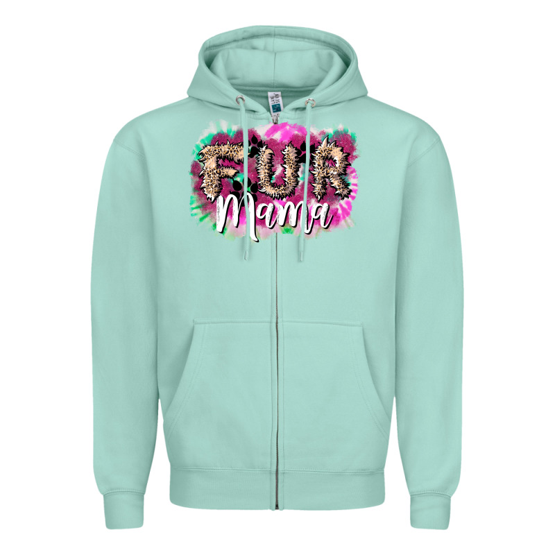 Fur Mama Mother's Day Zipper Hoodie by HowdyJamesFarm | Teevron