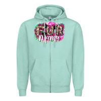 Seafoam Fur mama mother's day Zipper Hoodie - HowdyJamesFarm