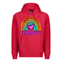 Cardinal equality rainbow Premium Hoodie - OliviaCreatesArt